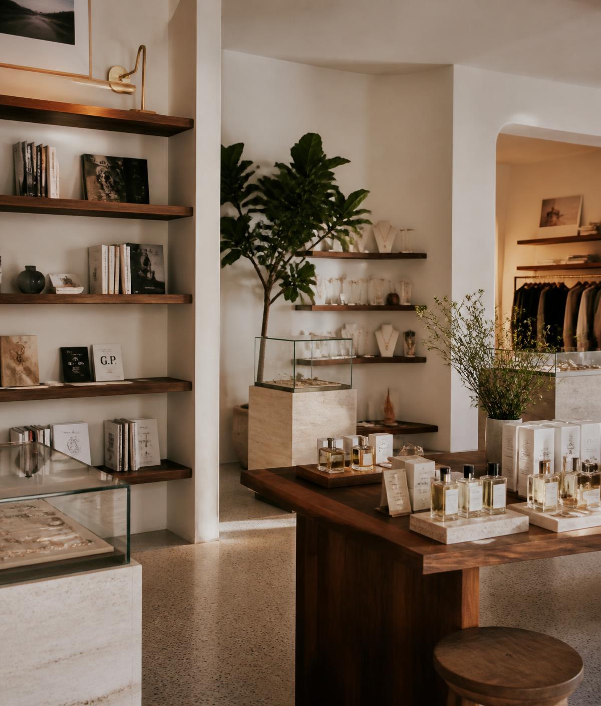 Interior de la tienda Muza