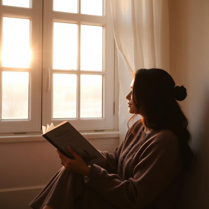 Lectura junto a la ventana